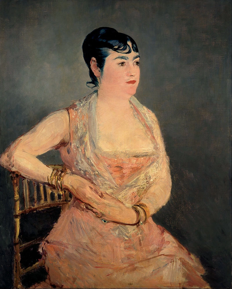  327-Édouard Manet, Signora in rosa, 1879-81-Galerie Neue Meister, Dresden 